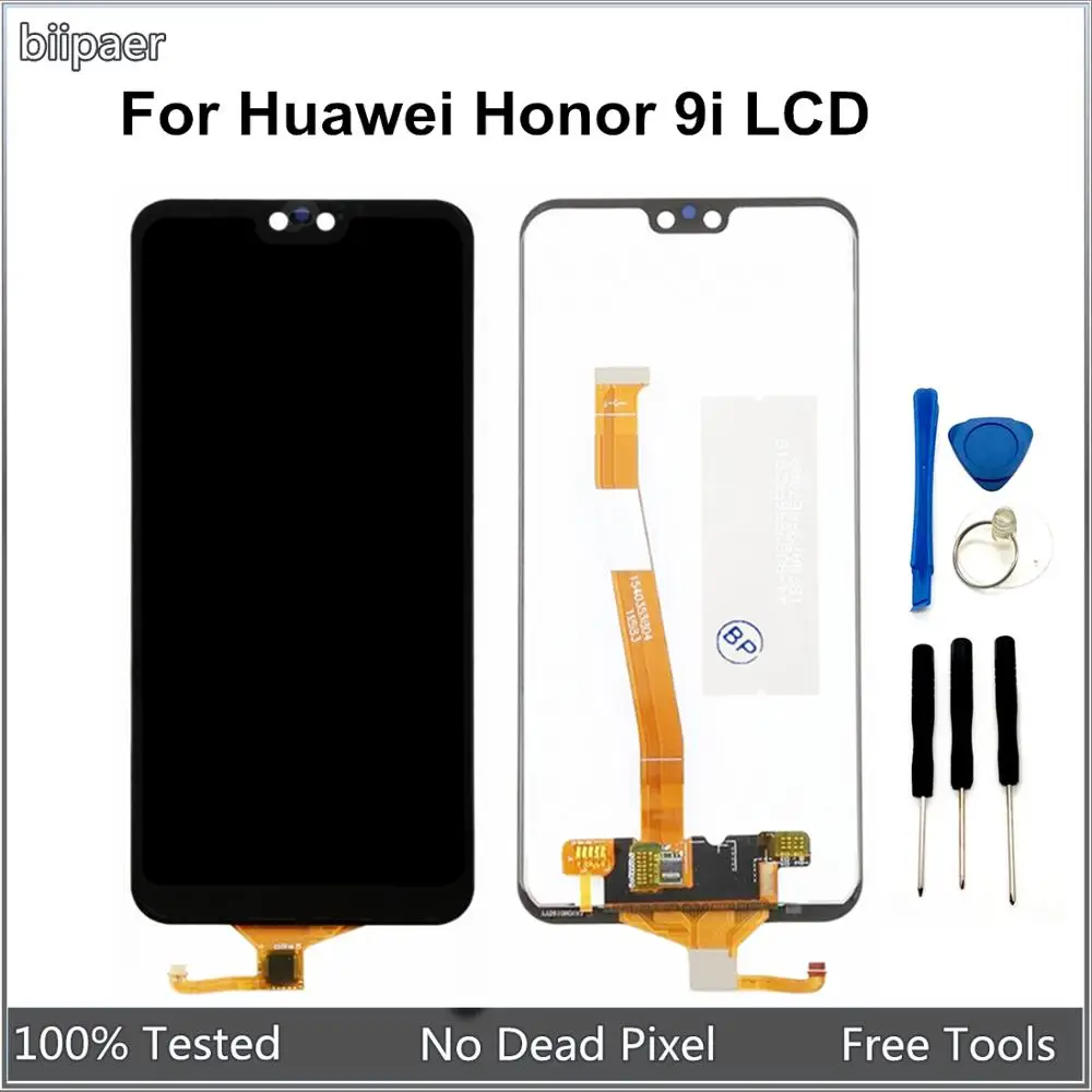 100% протестированный ЖК дисплей для Huawei Honor 9i сенсорный экран дигитайзер сборка 9N