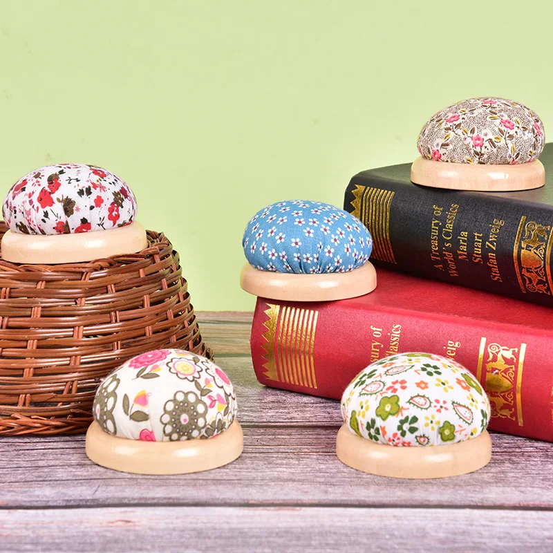 1 шт. Иглодержатель для подушки с деревянной основой|Булавки и игольницы| |