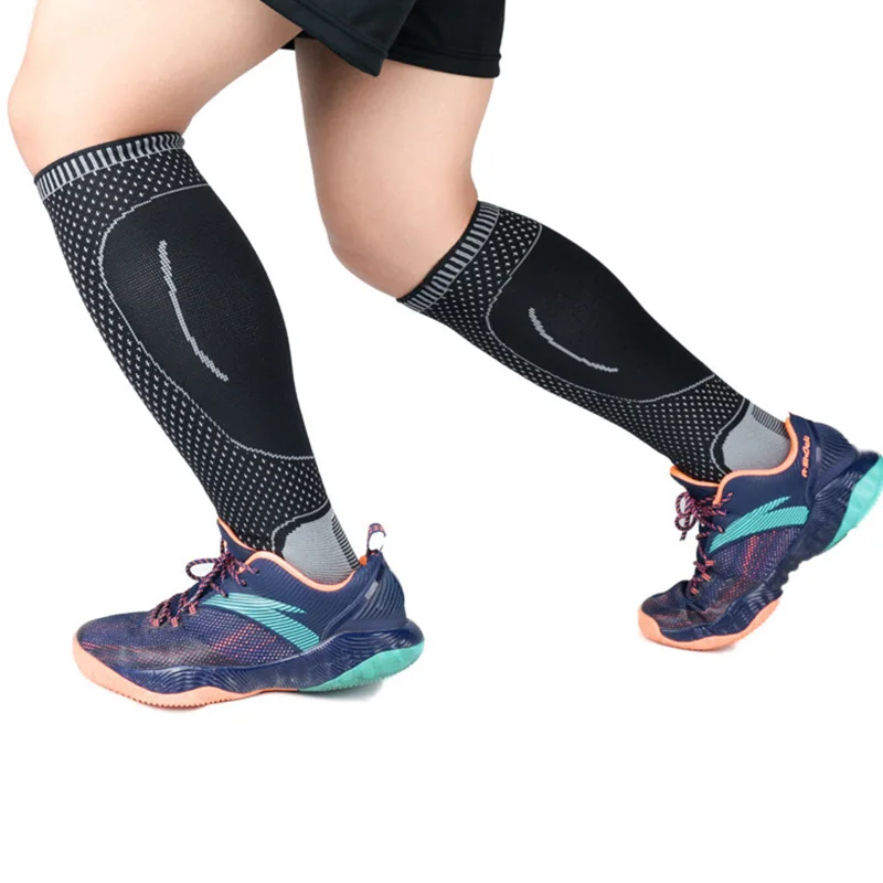 1 шт. спортивная защита голени трикотажная длинная дышащая колена баскетбольная