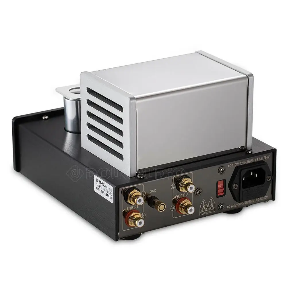 Nobsound HiFi MS-23B 12AX7 Ламповый фонокорректор Предварительный усилитель мм RIAA проигрыватель HiFi стерео усилитель