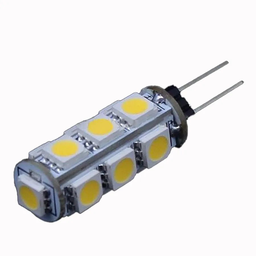 10 шт./лот 12 В 3 Вт 4 6 G4 5050 SMD Светодиодная галогенная лампа сменная 9/13/24 светодиодов