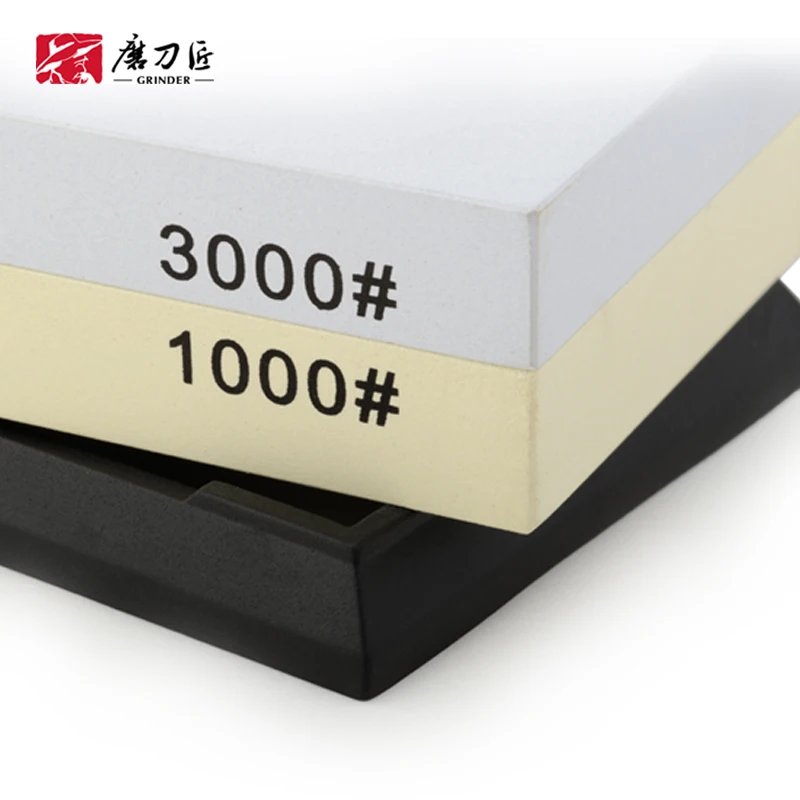 Кухонный точильный камень 2 в 1 с зернистостью 3000/1000 двухсторонний TAIDEA TG6310 точилка