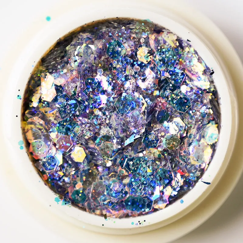 1 Набор 6 шт. блестки для дизайна ногтей|Блестки ногтей| |