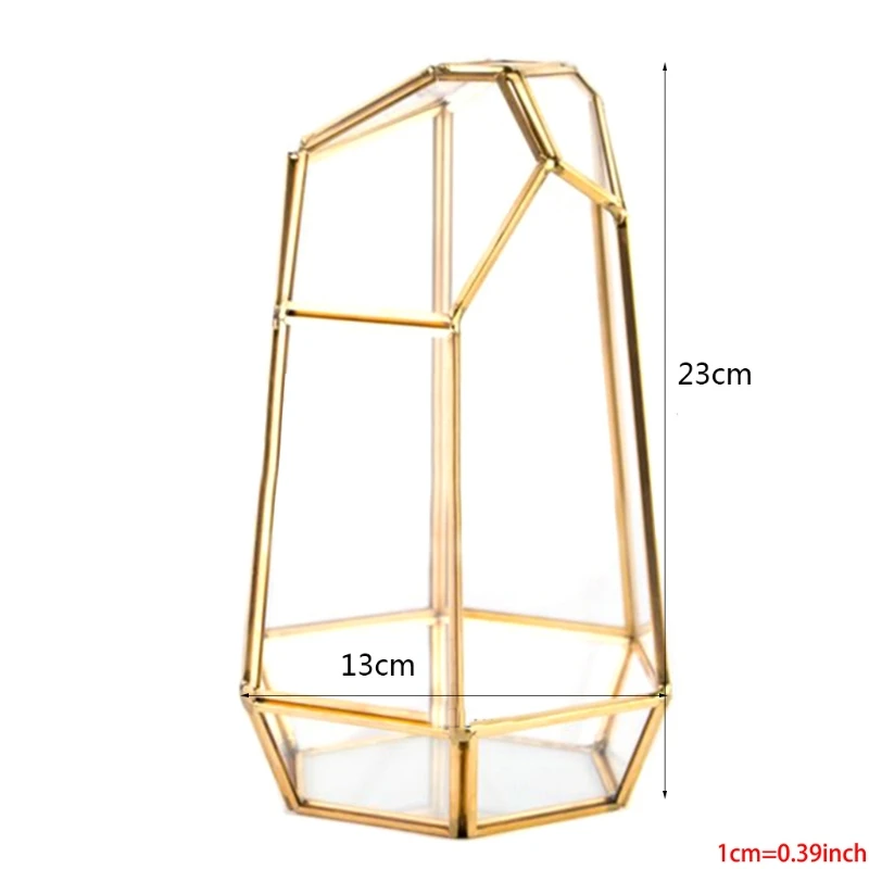 Винтажная декоративная шкатулка для ювелирных изделий латунный стеклянный