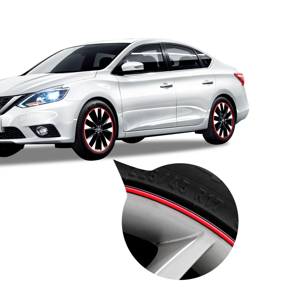 Декоративная полоса LEEPEE для модификации автомобильных шин 8 м защита колес