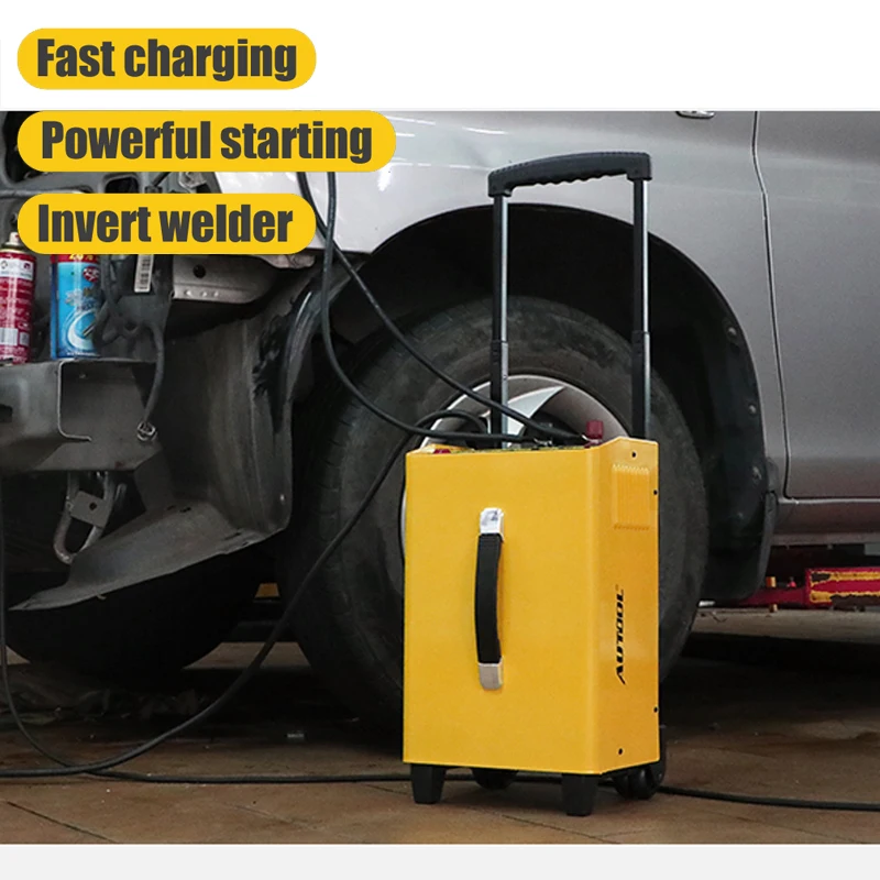 Автомобильное зарядное устройство AUTOOL 12 В 2000 Вт пусковое 400А с инвертором 3 в 1