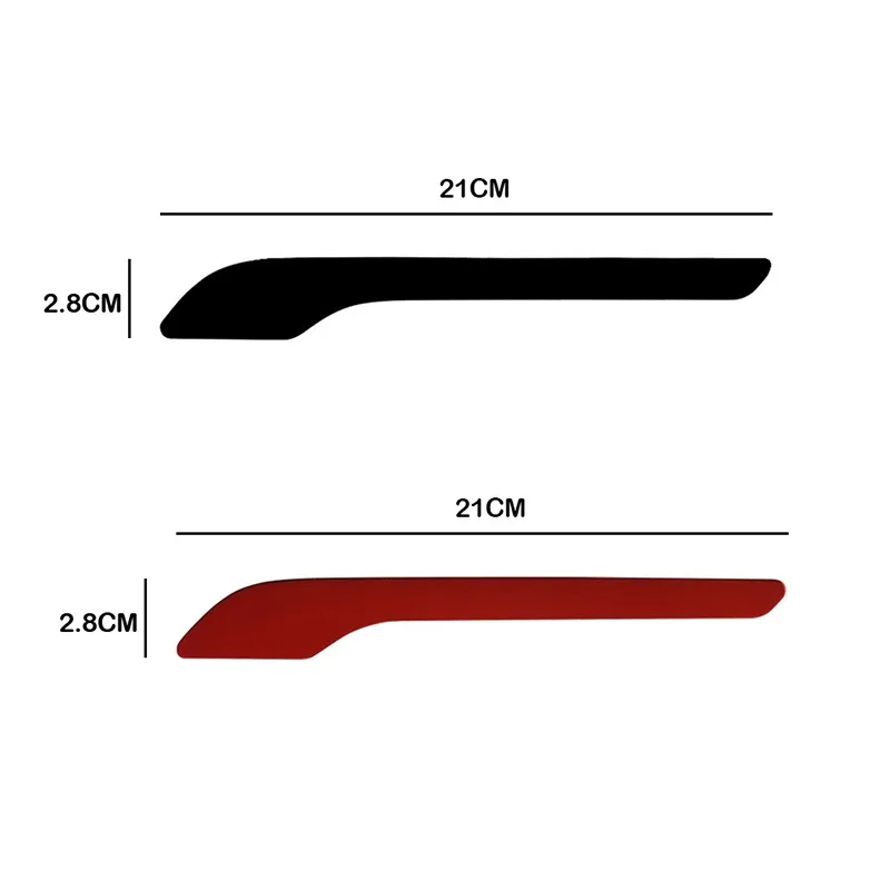 

4pcs/Set Car Door Handle Trim Strip For Tesla Model 3 Model Y Anti-Scratch Protector Sticker Auto Exterior Modification Dropship