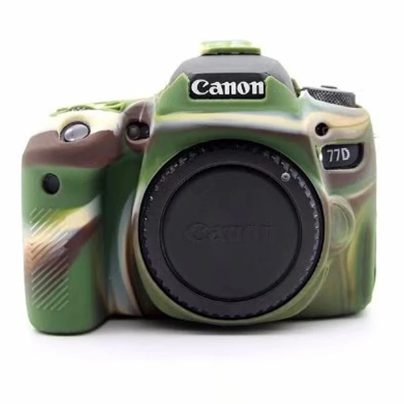 Мягкий чехол для камеры Canon EOS 77D силиконовые аксессуары для фотосъемки хорошая Защитная камера в сборе для профессиональной камеры Canon