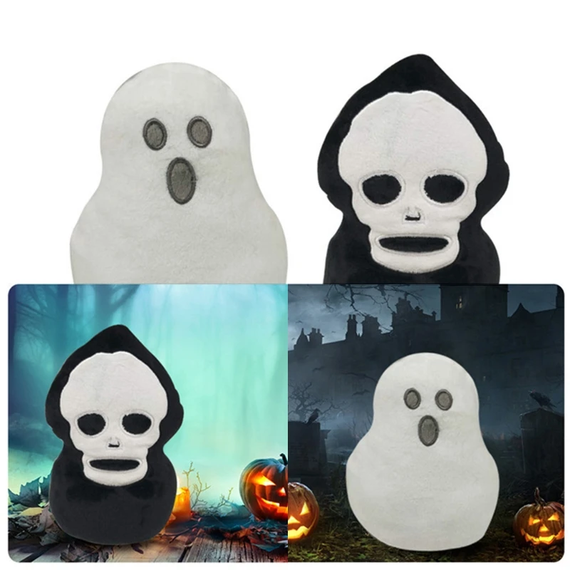 

Reversible Flip Ghost Stuffed Plush Doll Halloween Double Sided Turn Over Toy