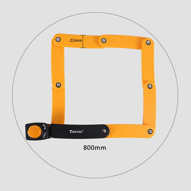 Складной двухколесный велосипед кодовый замок с креплением MTB дорожный Пароль