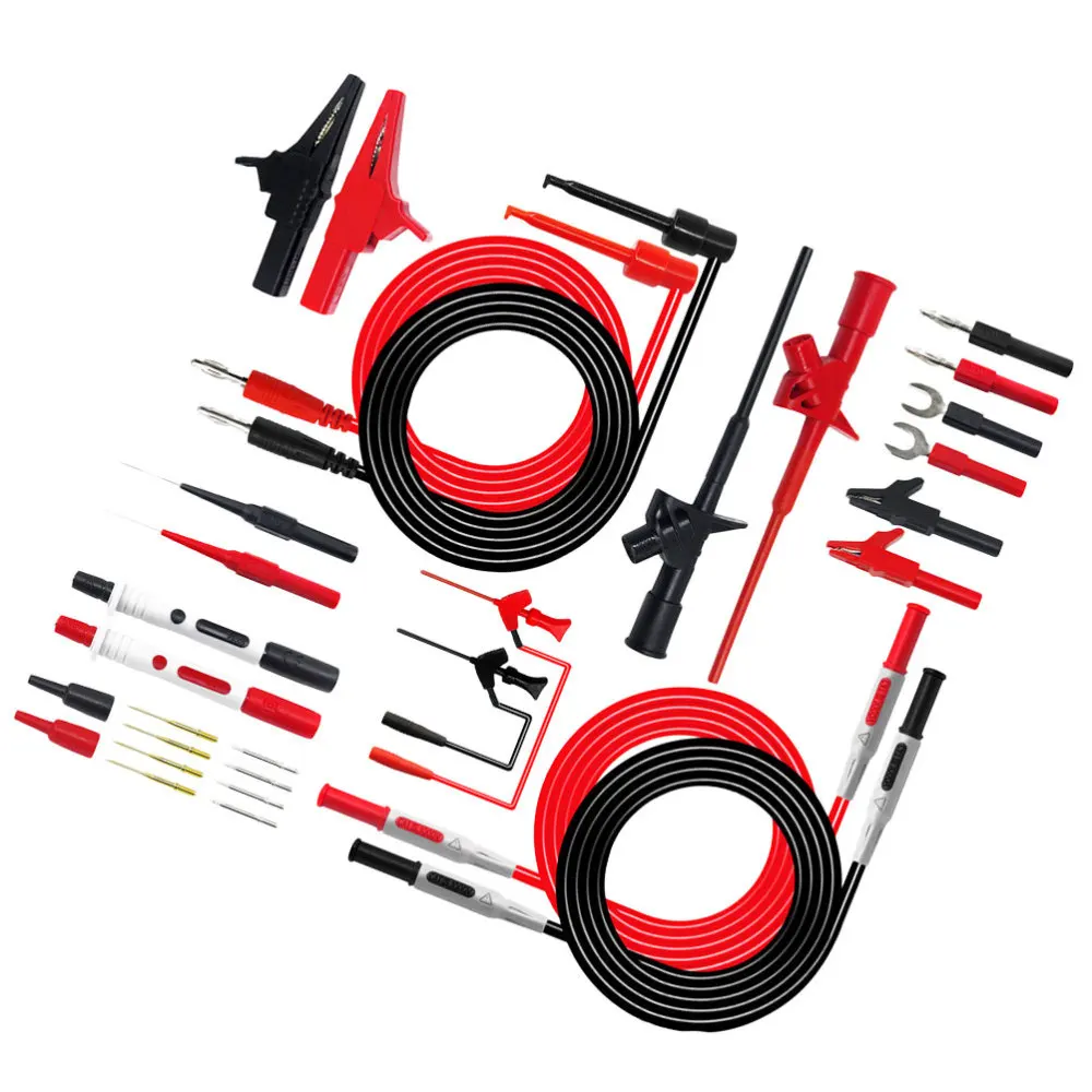 1 набор 4 мм разъем типа банан тест зонд игла мультиметр зонды диагностическая