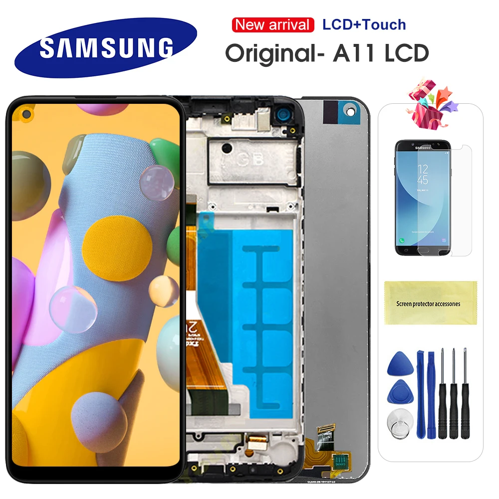 6 4 ''Оригинальный ЖК дисплей для Samsung Galaxy A11 сенсорный экран дигитайзер в сборе