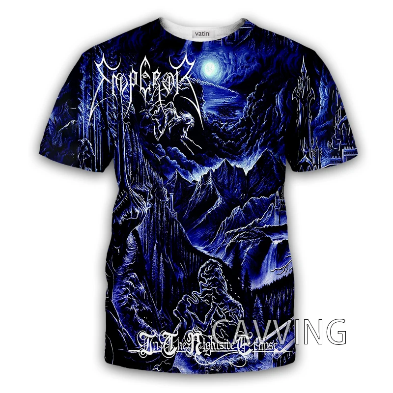 Повседневные футболки CAVVING с 3D принтом императорской группы Стильные топы в