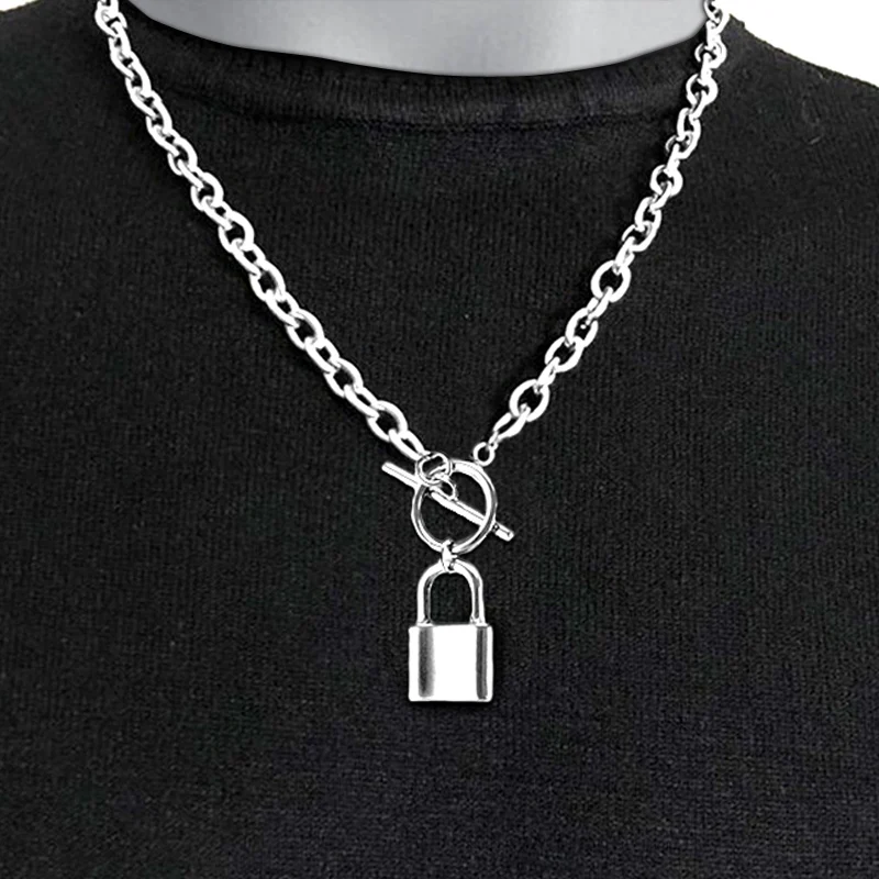 Из нержавеющей стали в стиле хип хоп рок Lucky замок карта Монета кулон религия