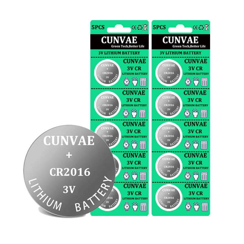 10pcs CR2016/CR2025/CR2032 /cr1632/cr1620/cr1616/cr1225/cr1220 Top Quality Lithium Button Battery 3VБатарея автомобильного ключа