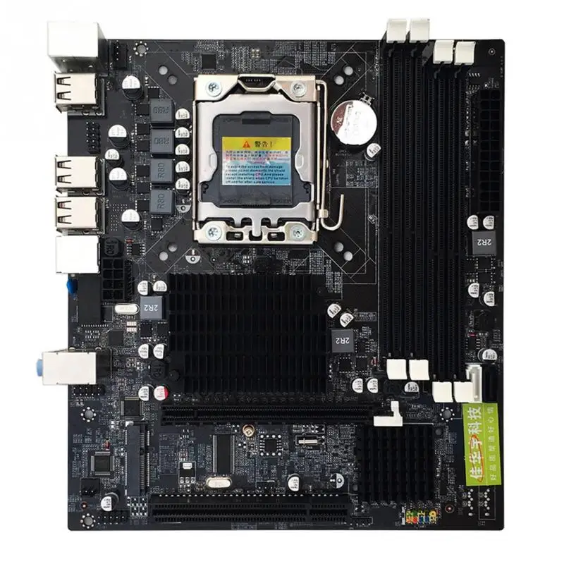 X58 Материнская плата LGA 1366 Suuports REG ECC память DDR3 32G для Intel LGA1366 настольная