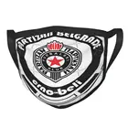 Суперлига-команда партии Белградский дизайн Черная граница маска