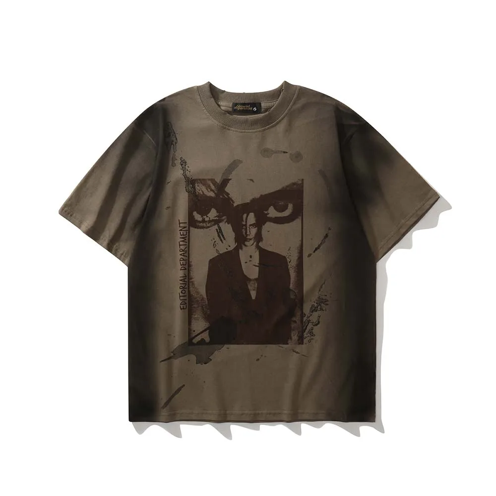 

UNCLEDONJM Anime t shirt new arrival 2021 Summer Vintage Tops Tees men hip hop high street harajuku oversized t-shirt UED109