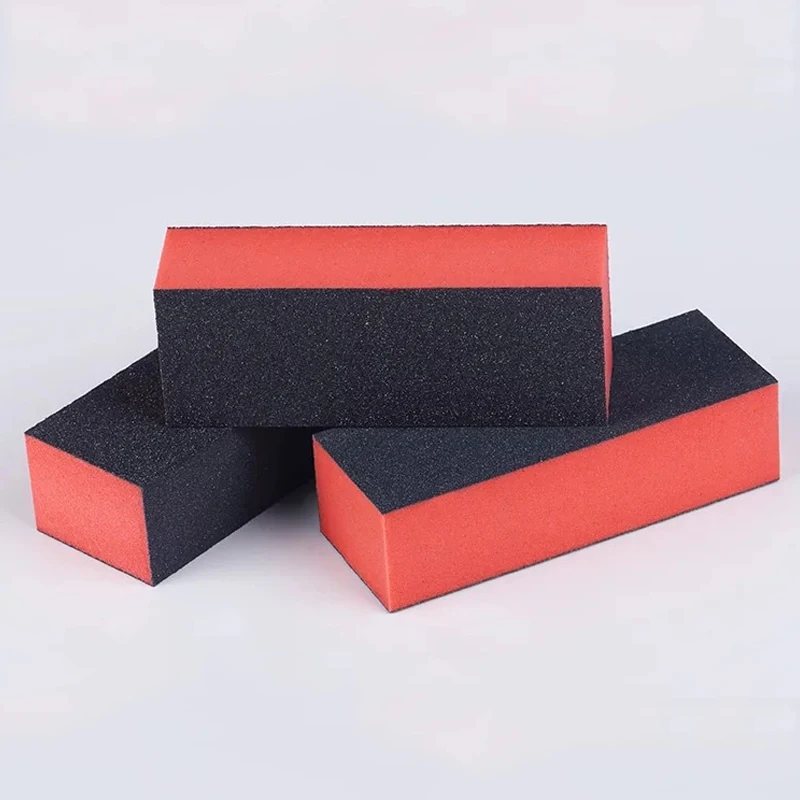 3 стороны Полировка Ногтей губка для ногтей шлифовальный буферный блок моющийся