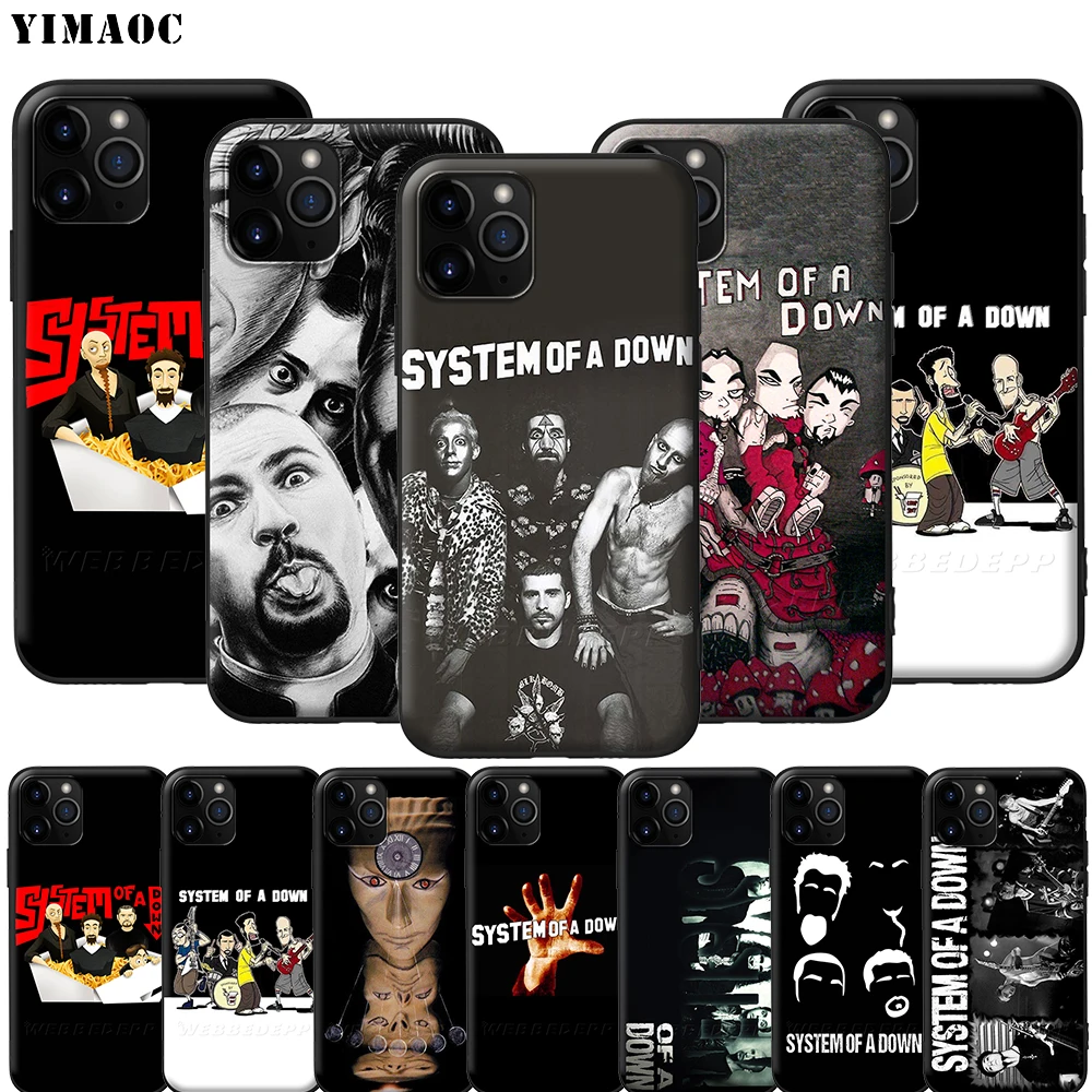 YIMAOC System Of A Down SOAD силиконовый мягкий чехол для iPhone 12 Mini 11 Pro XS Max XR X 8 7 6 6S Plus 5 5S SE |