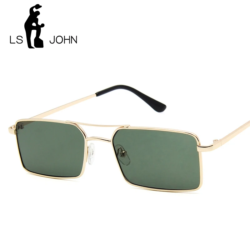 Очки солнцезащитные LS JOHN мужские и женские небольшие прямоугольные брендовые