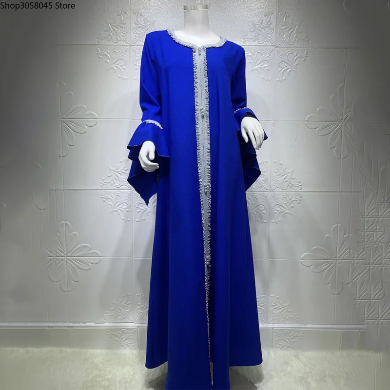 Muslim Kaftan Abaya Dress Kimono Women Dubai Praying Clothes Elegant Long Dresses Evening Gown Pakistani Islamic Clothing | Тематическая