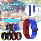 Ремешок силиконовый для смарт-часов Samsung Fit2 Pro, сменный Браслет для наручных часов Fit2 Pro, умные аксессуары
