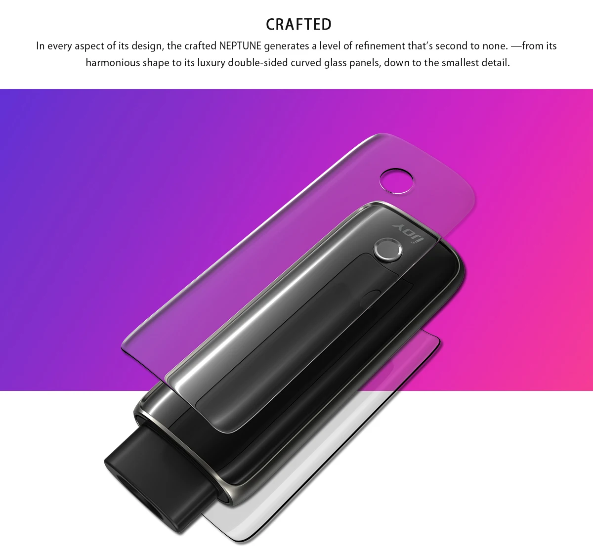 Новейший стартовый набор IJOY Neptune Pod 650 мАч встроенный аккумулятор легкий Топ