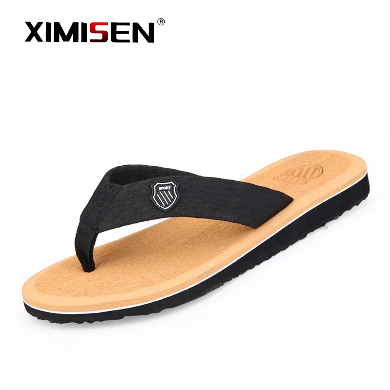 Шлепанцы XIMISEN мужские летние Нескользящие легкие повседневные пляжные сандалии