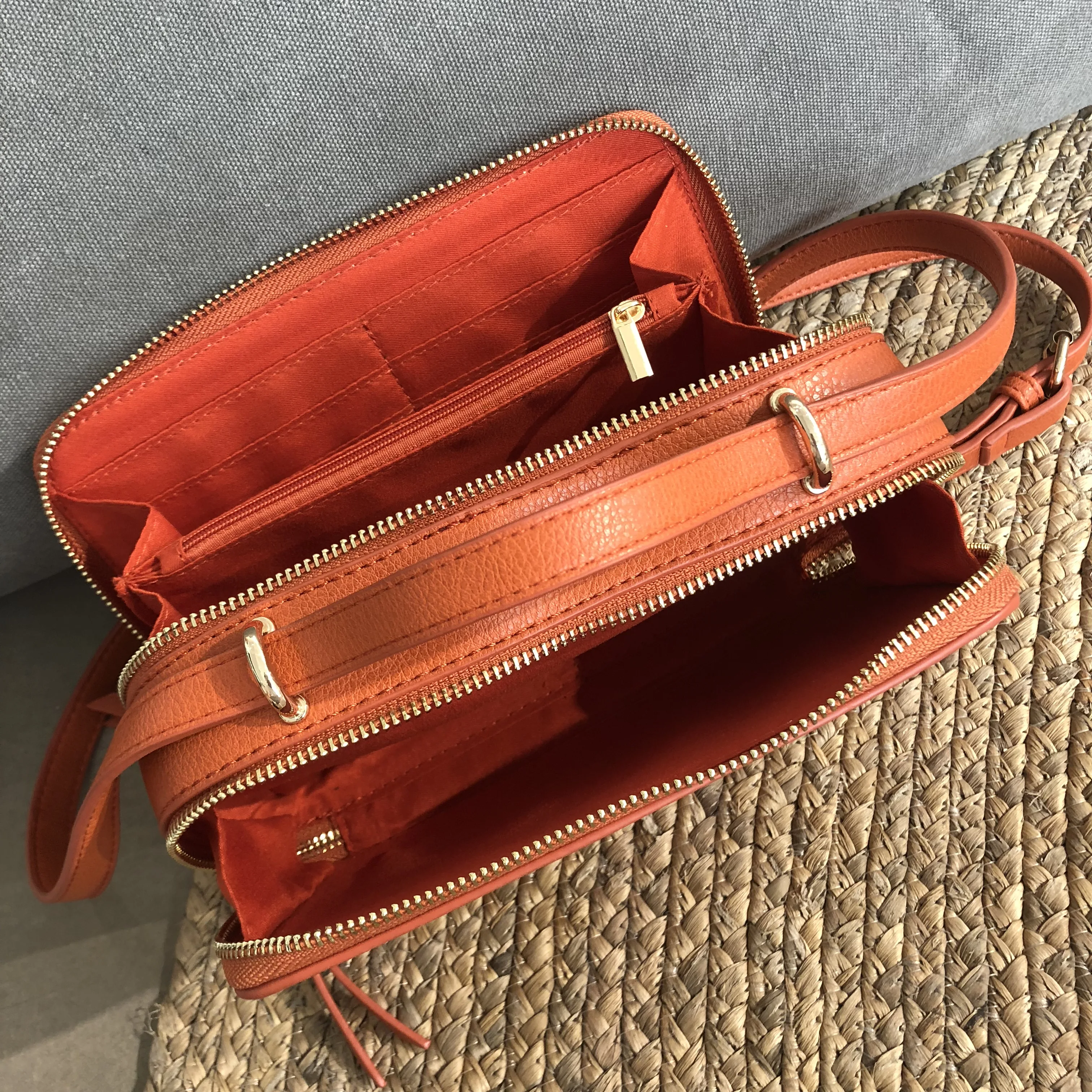 

TOYOOSKY PU Leather Crossbody Bags For Women 2020 Luxury Quality Shoulder Simple Bag Double Zipper Female Handbags and Purses