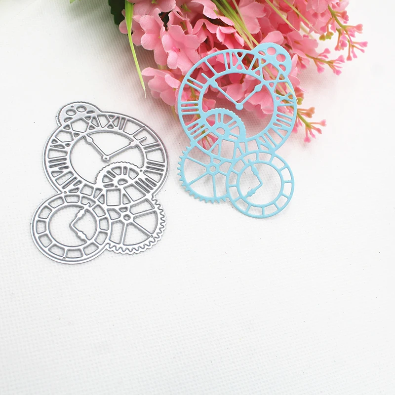 Металлические Вырубные штампы для скрапбукинга набор часов сделай сам фото