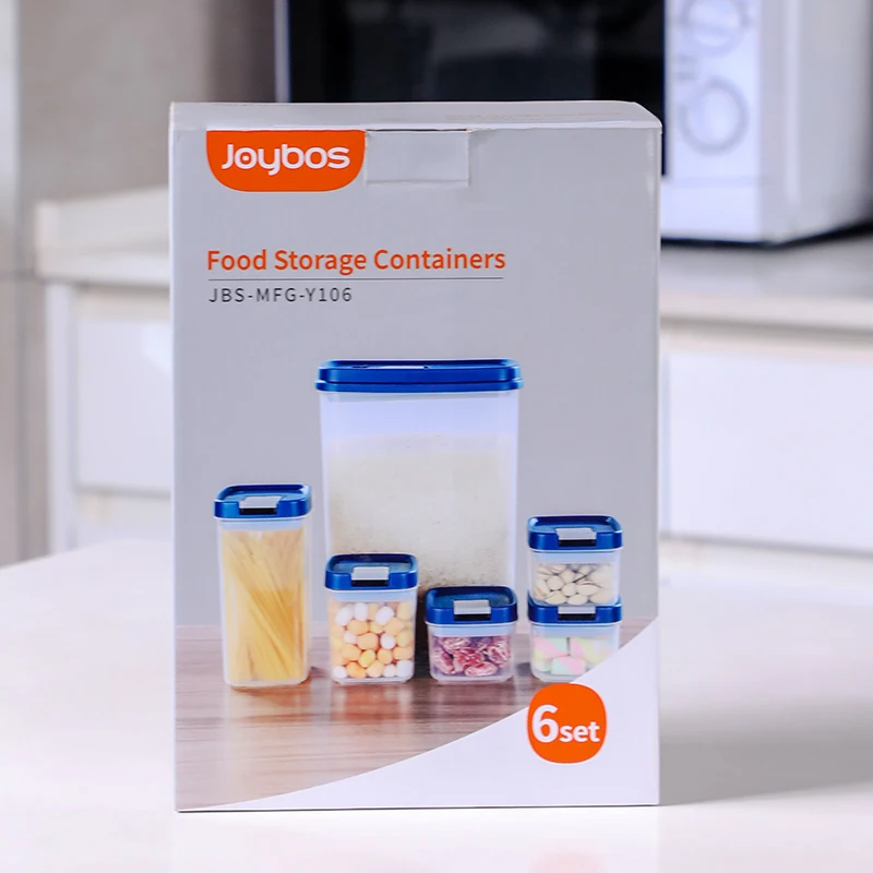 Контейнер для хранения продуктов Joybos 6 шт. контейнер большой емкости кухни