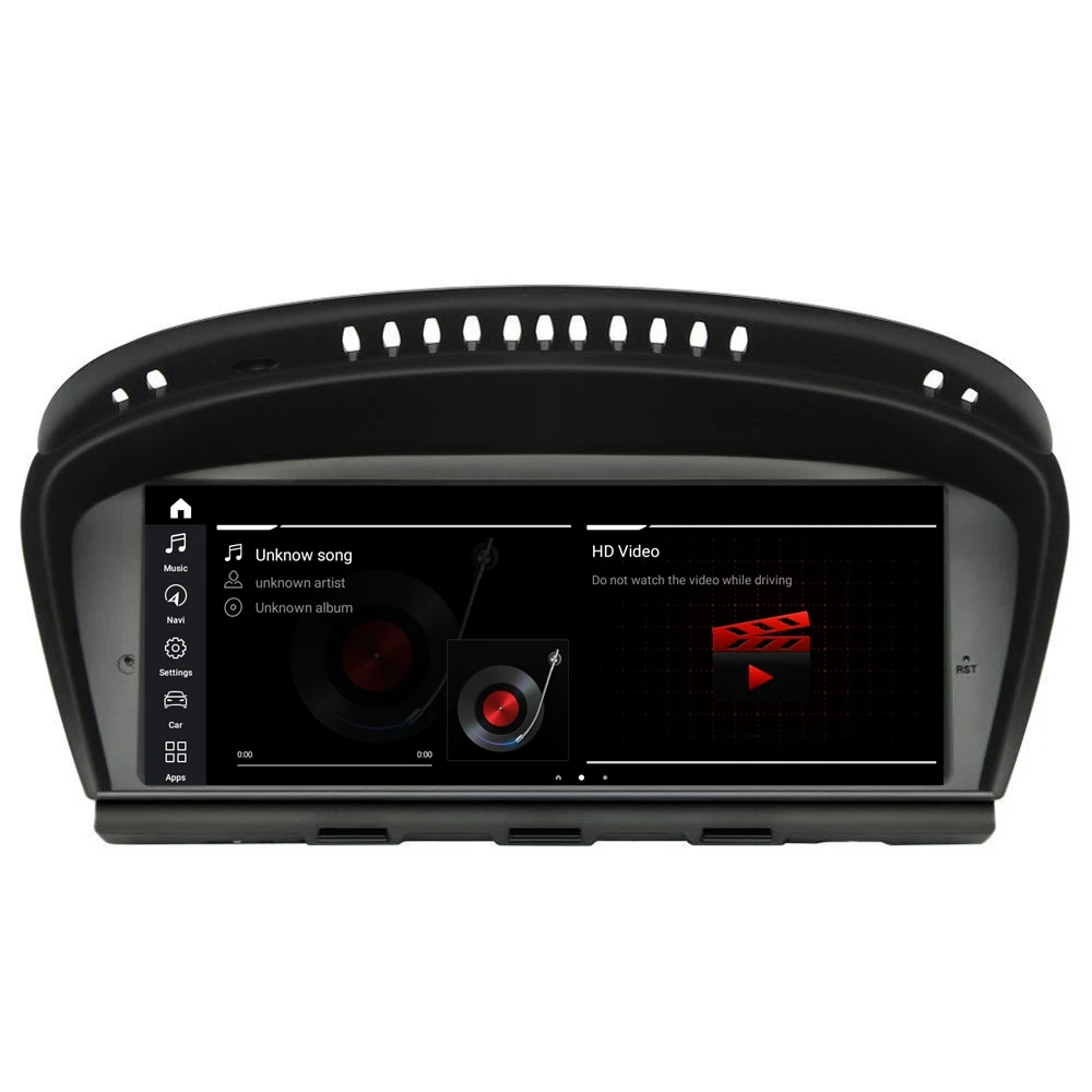 Автомобильный GPS-навигатор экран 8 дюйма Android 10 0 Карта Европы для BMW 3/5 серии E60 E90