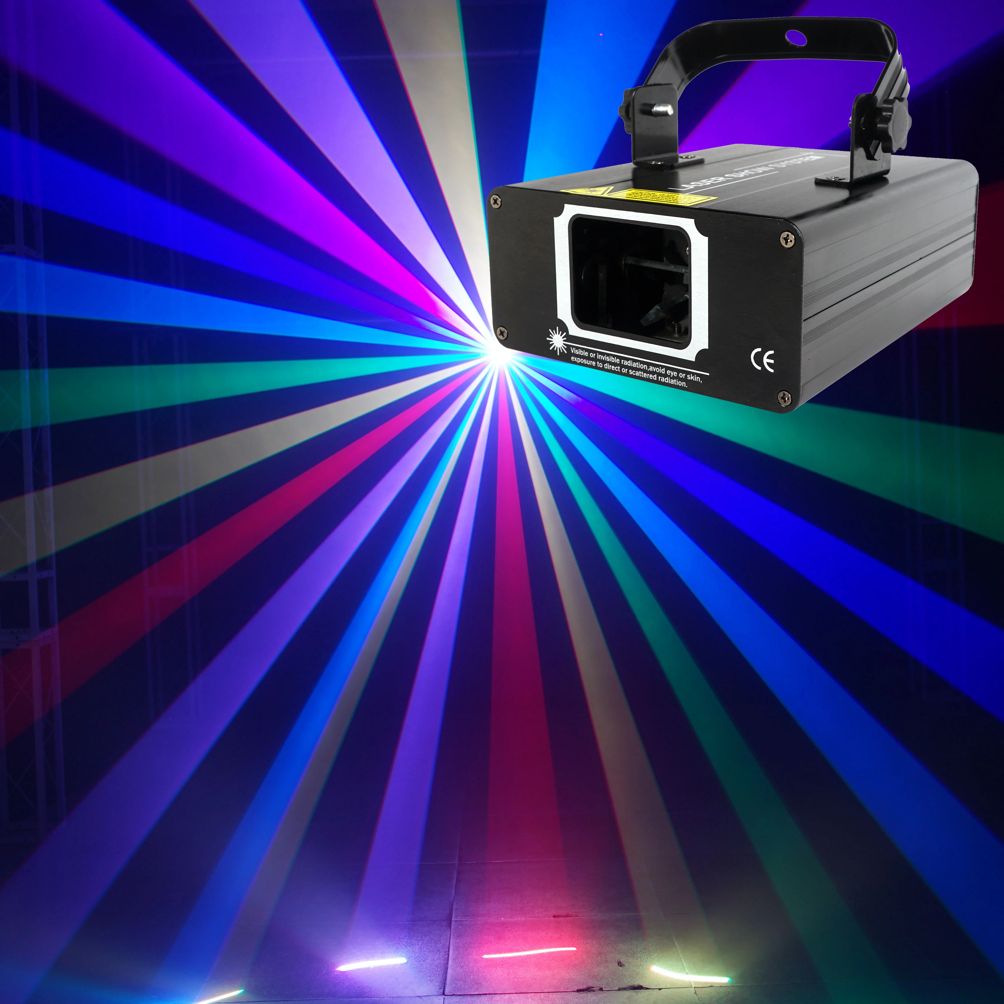 680 МВт RGB Цвет DMX светодиодный лучевой прожектор для сцены звуковая активация