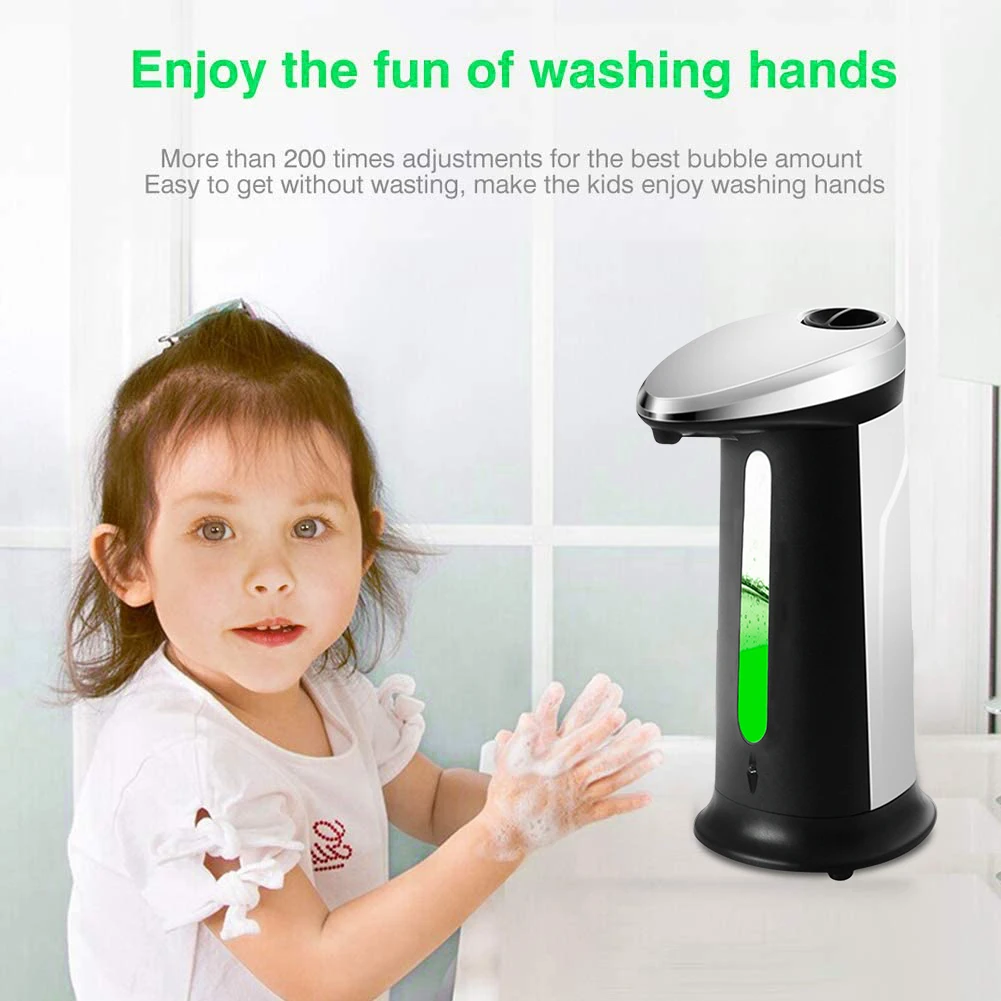 

Liquid Soap Dispenser 400Ml Automatic ABS Intelligent Touchless Sensor Induction Hand Washer for Kitchen Bathroom Equipment