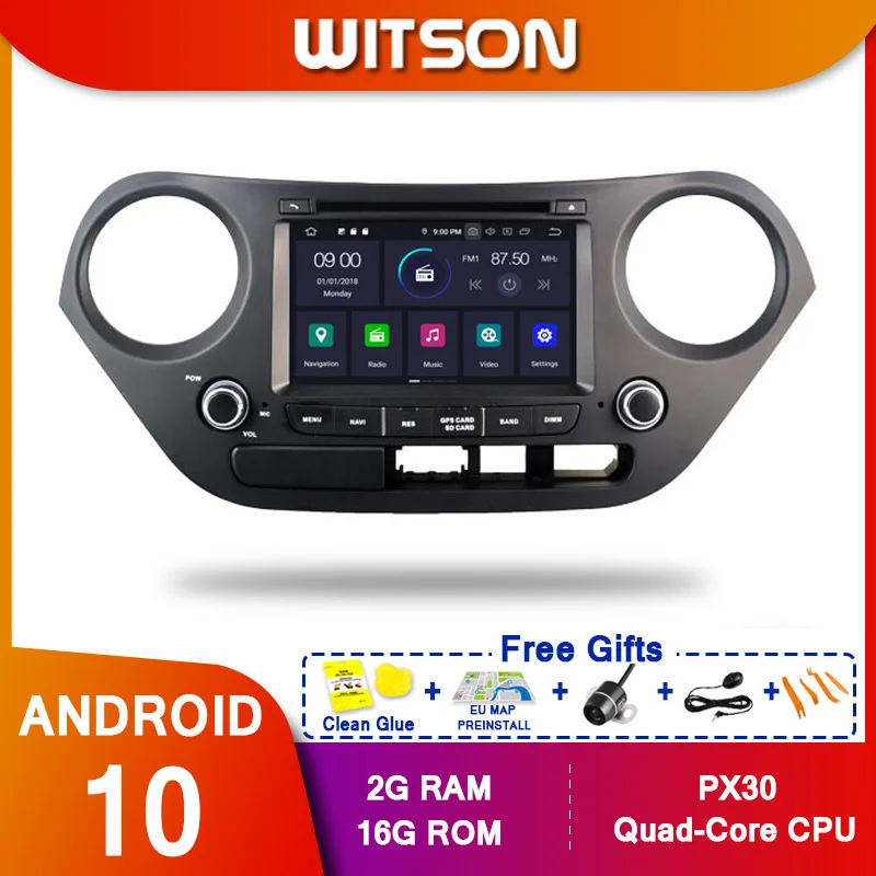 WITSON! Автомобильный DVD плеер Android 10 Octa core PX5 для HYUNDAI I10 2014 2015 IPS экран 4 ГБ ОЗУ 64 Гб ПЗУ