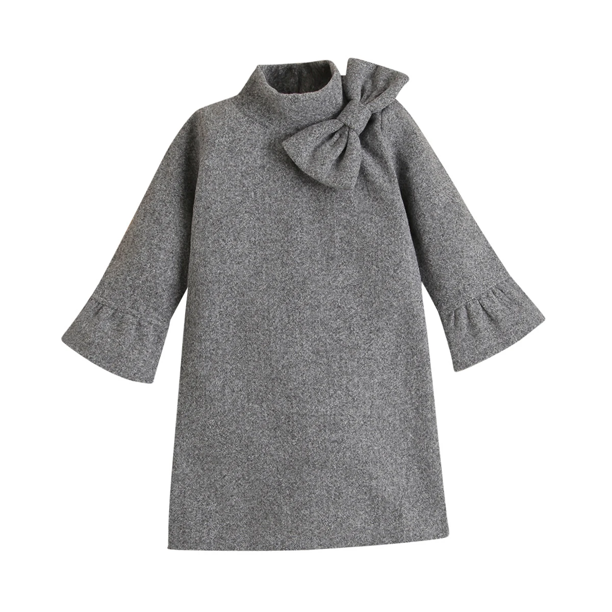 

Платье для девочек, модное платье принцессы в европейском и американском стиле с бантом, весна-осень