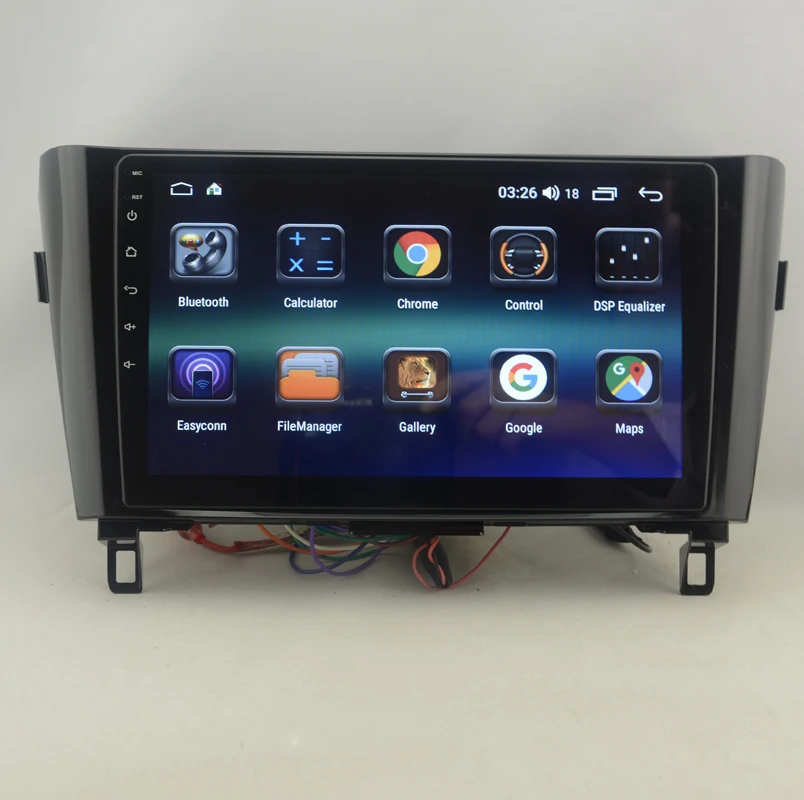 10 1 "четырехъядерный 1024*600 HD экран Android 8 Автомобильный gps Радио навигатор для nissan