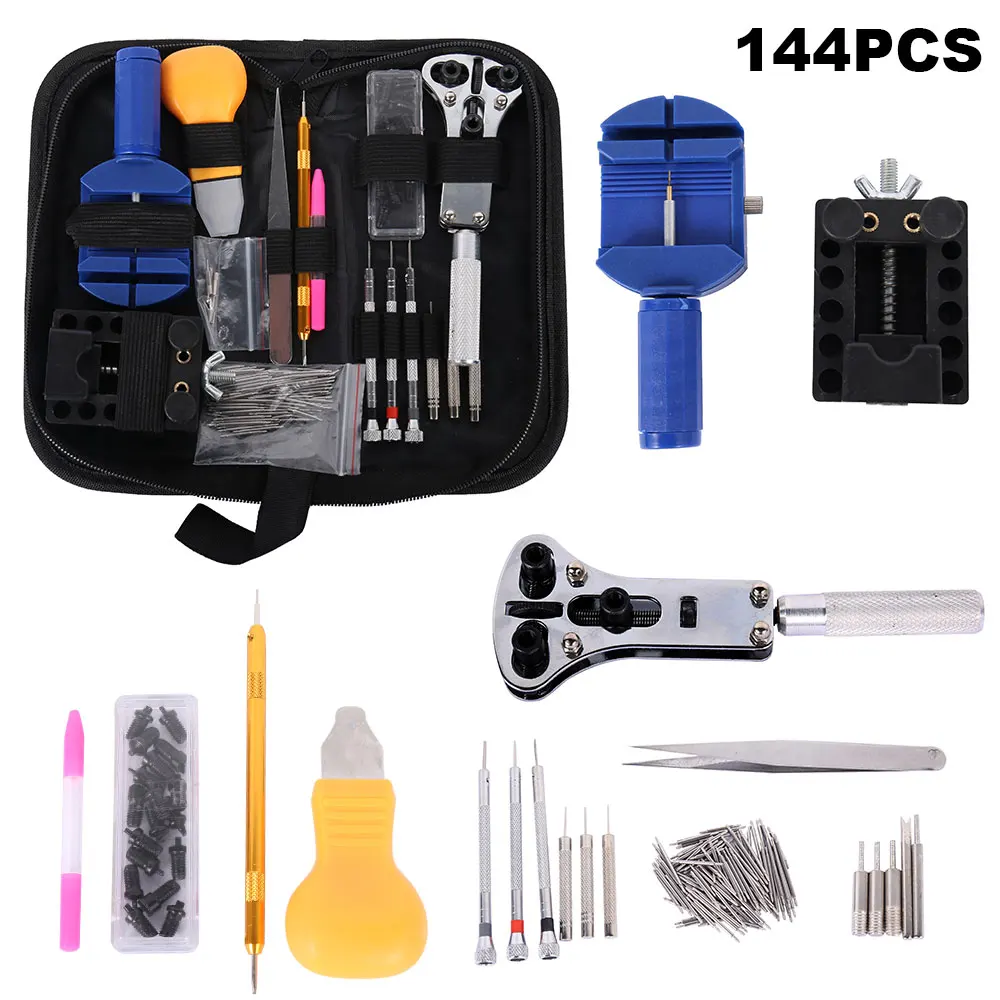 Ремонтный комплект для часов 144 шт. ремонтный набор разборки пружинный стержень