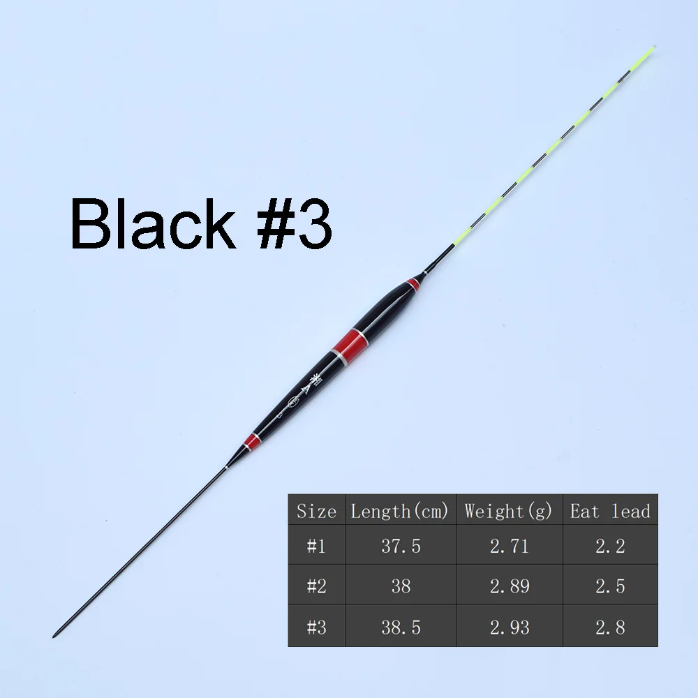 Black 3 Умный поплавок для рыбалки, сигнализатор укуса, приманка для рыбы, светодиодный светильник, автоматическое изменение цвета, ночной электронный поплавок - Цвет: Black 3