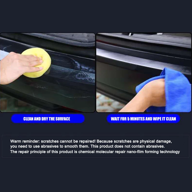 Plastic Parts Retreading Agent Recoloring Coating Paste Liquid Polishing Wax for Car PI669 | Дом и сад