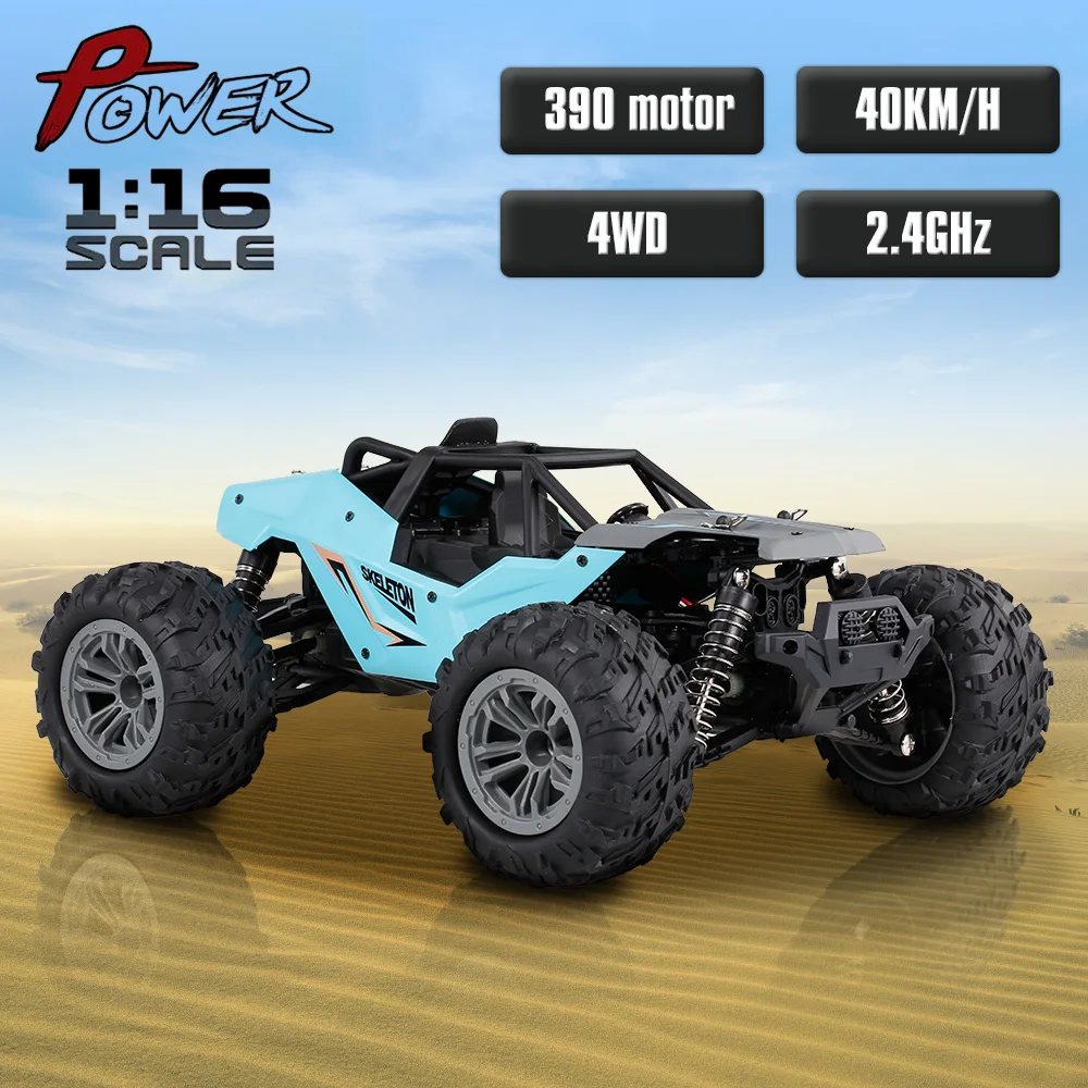 1:16 RC Crawler 2 4 ГГц 4WD 40 км/ч высокоскоростной внедорожный Радиоуправляемый