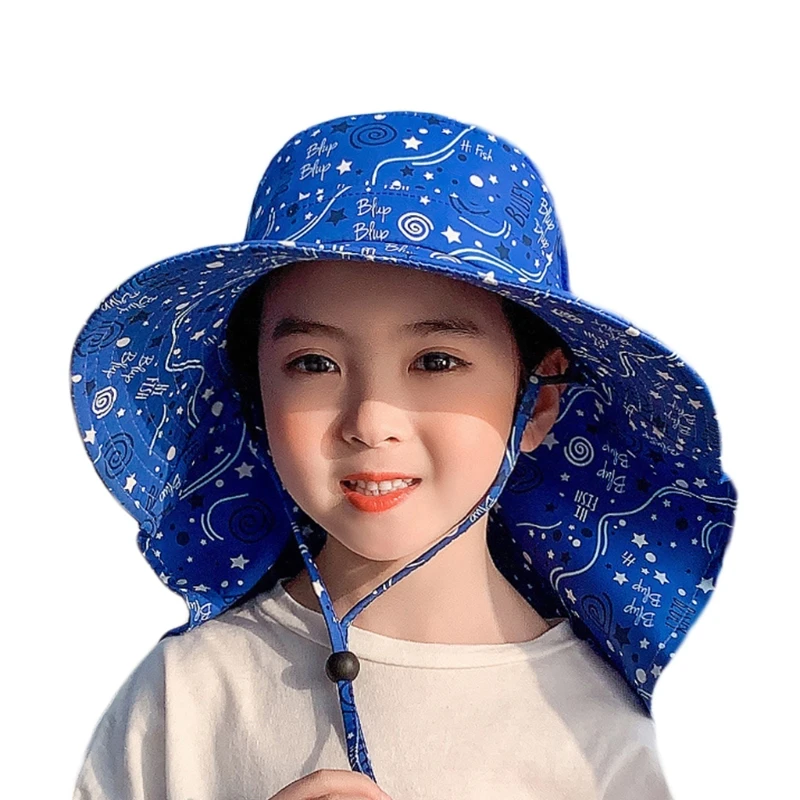 

2021 New Children Sun Chin Strap Secure Hat Sweat Absorb Outdoor Sports Playing