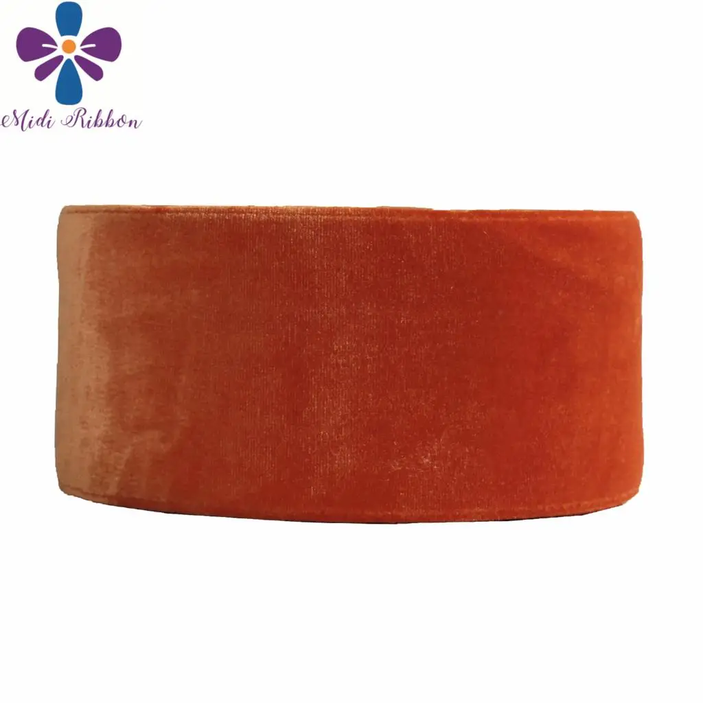 Однотонная бархатная лента для волос 3 дюйма 75 мм | Дом и сад