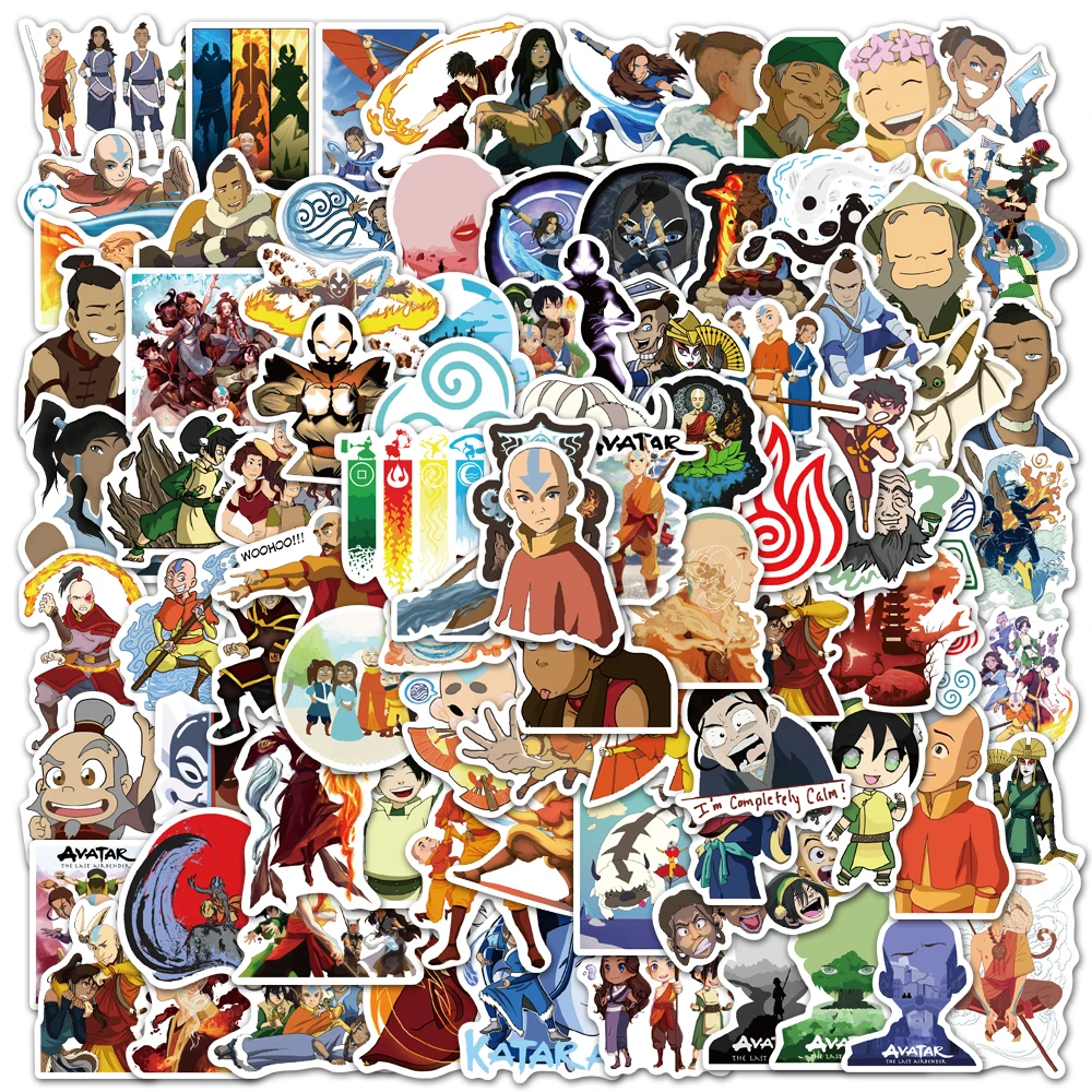 100 шт. Аватар: последняя наклейка Airbender s сделай сам для велосипеда мотоцикла