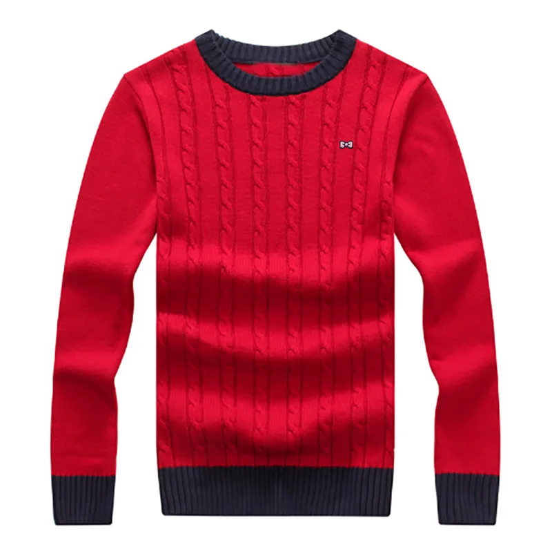 

2020 Park O-neck Blouses Thick Warm Pullover Male Casual Striped Sweater Men Clothing Autumn Winter Knitwear Pull Homme Eden