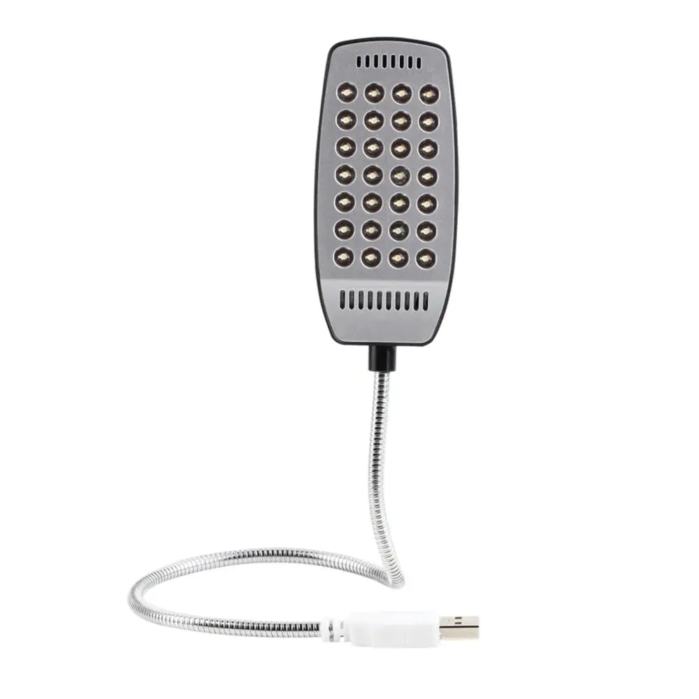 1 шт. яркий 28 светодиодный USB мини светильник Гибкая компьютерная лампа для