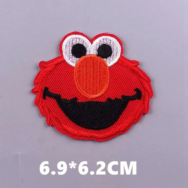 Cute Animals Dinosaur Patch Iron On Embroidered For Clothing Cartoon Anime Patches For Kid Clothes Appliques Stickers T-shirt