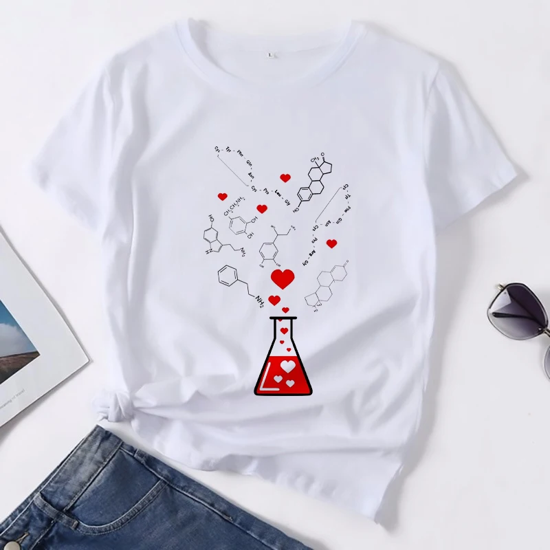 

Women Graphic Tees Printing Fashion Clothes Casual 90s Clothing Short Sleeve Tshirt Cartoon Summer Female Tops T-Shirt