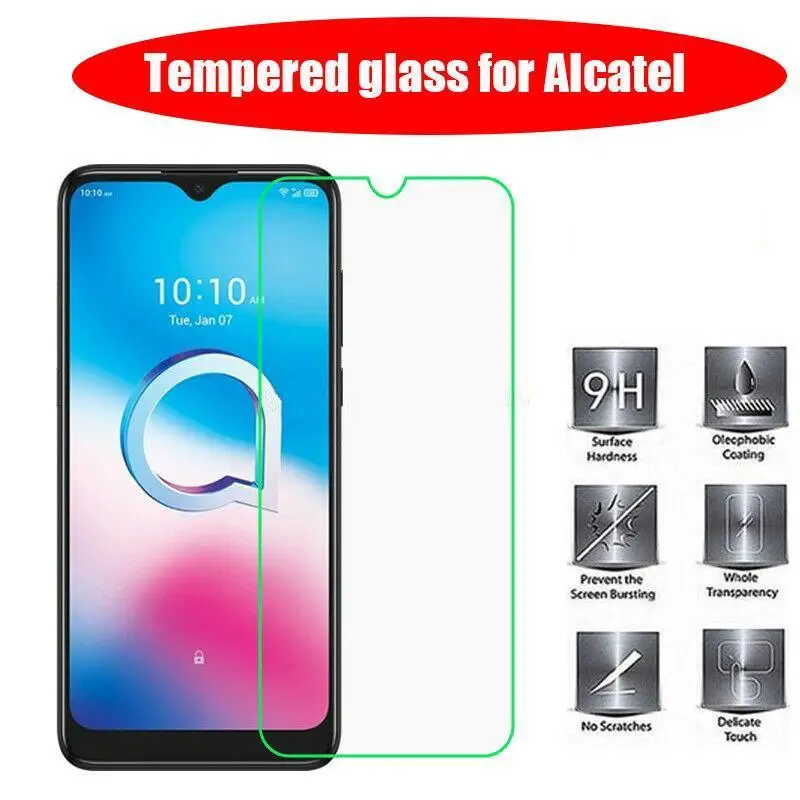 Ультратонкое закаленное стекло для Alcatel 1S 2019 3X 2020 Versa 3 3V 5099D Защитная пленка экрана